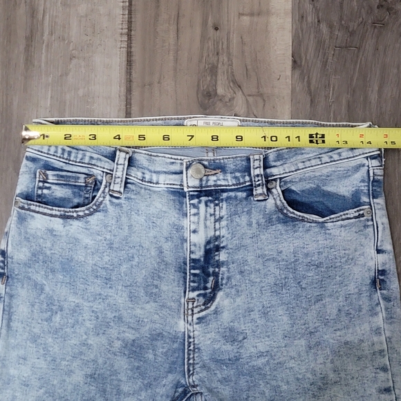 Free People Great Heights Freyed Hem Distressed Skinny Jeans - Picture 8 of 13